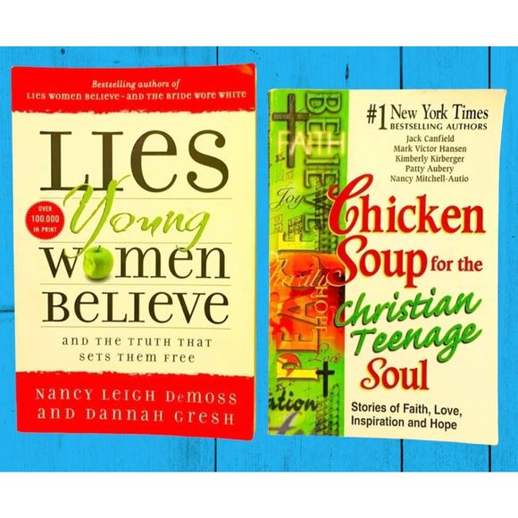 Book Bundle Lies Young Women Believe Chicken Soup for the Christian Teenage Soul - Picture 1 of 12